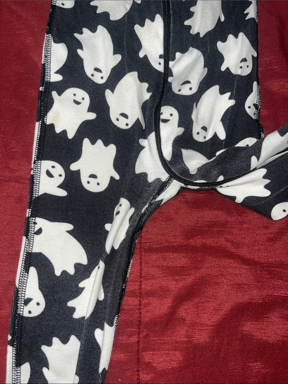 Hanna Andersson 2t Halloween  Ghost Print Footed Pajamas